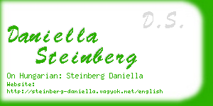 daniella steinberg business card